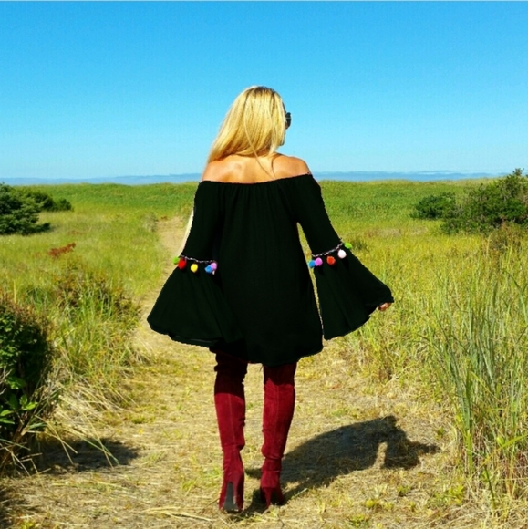 MODA ME COUTURE Tops - PLAYFUL TUNIC TOP